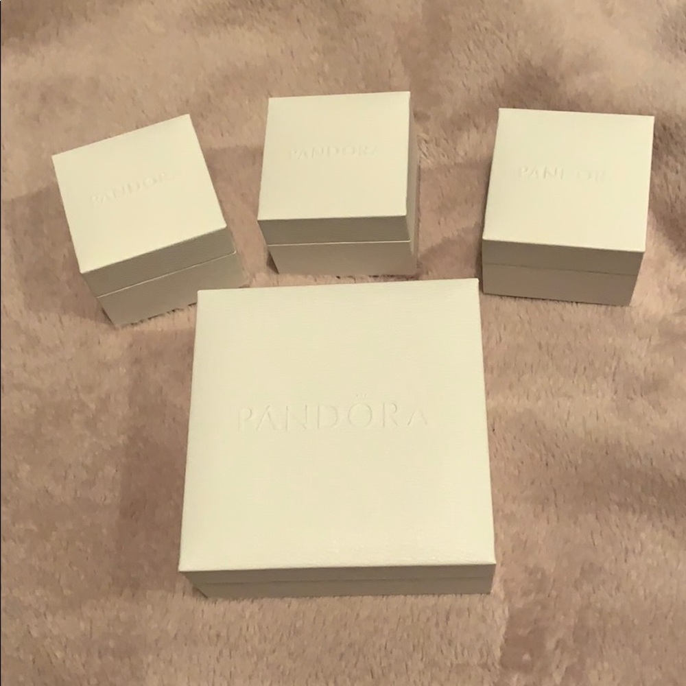 Lot of 4 Pandora boxes